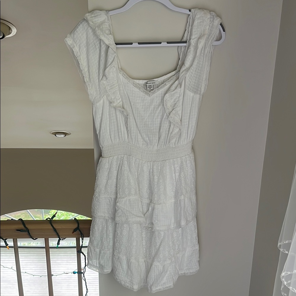 AEO Ruffle and Lace Mini Dress